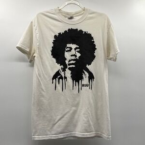 Rare Jimi Hendrix Shirt BSU Sz Small Boho Grungecore Rockcore Hippie 70s Panther